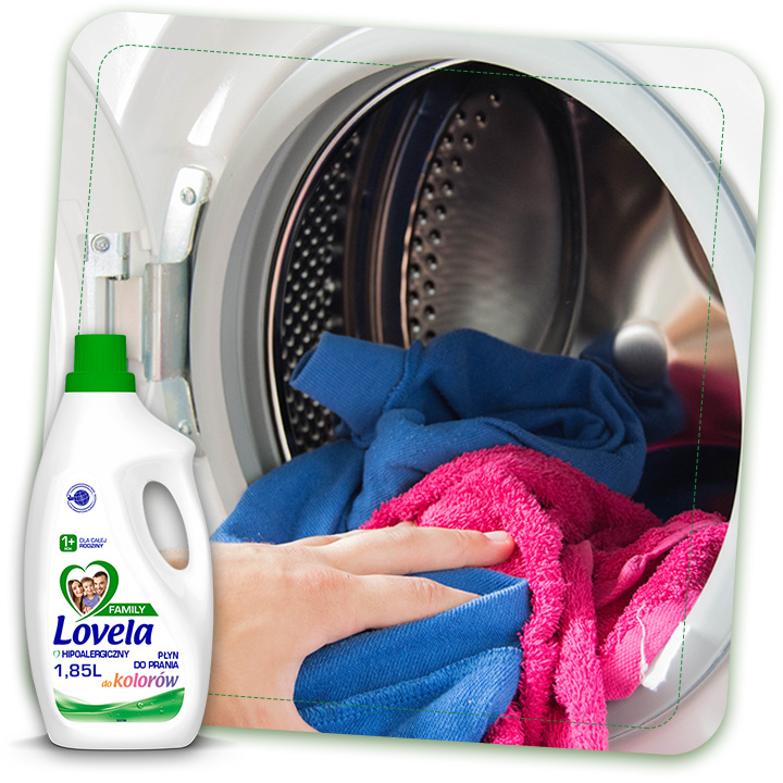 Lovela Family hipoalergiczny płyn do prania koloru mleczko Kolor 1,85 L Marka Lovela