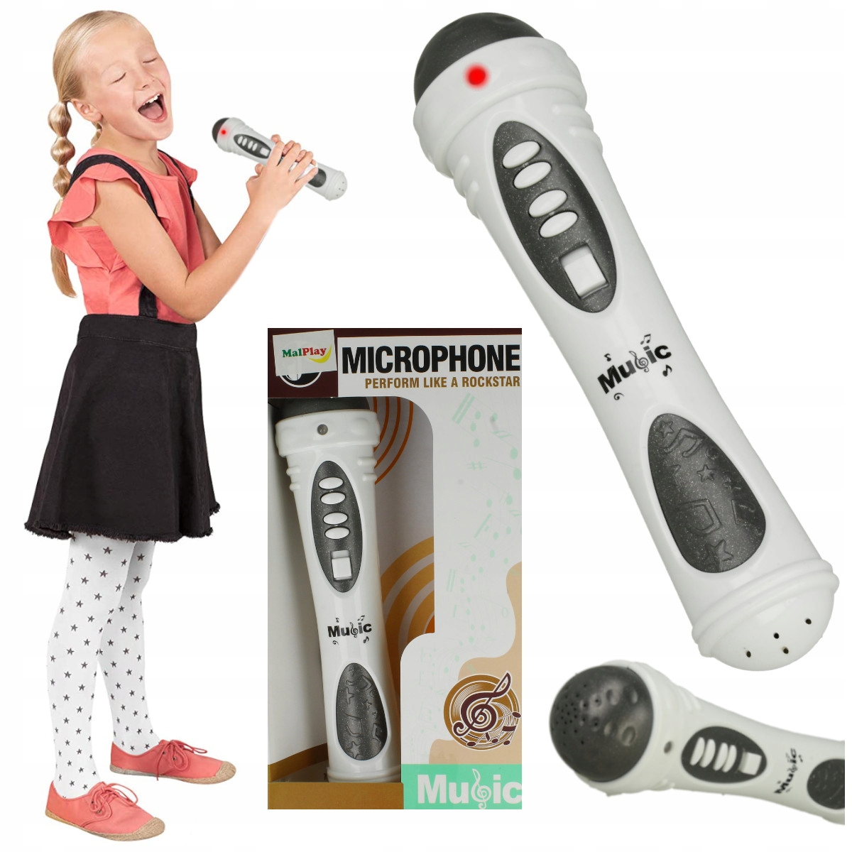 

Mikrofon Malucha Dla Dzieci Instrument Karaoke