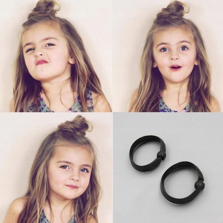 WYPEŁNIACZ DO KOKA WŁOSÓW UPIĘCIE MESSY BUN GUMKI Kolor dominujący czarny