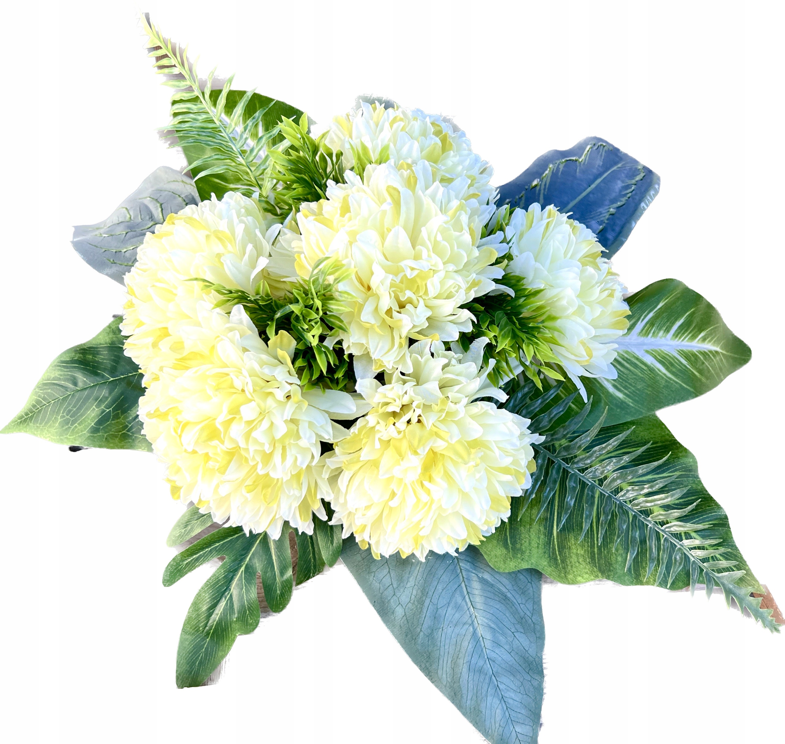 Kompozcja Stroik Wiązanka Chryzantemy na Grób Marka FM