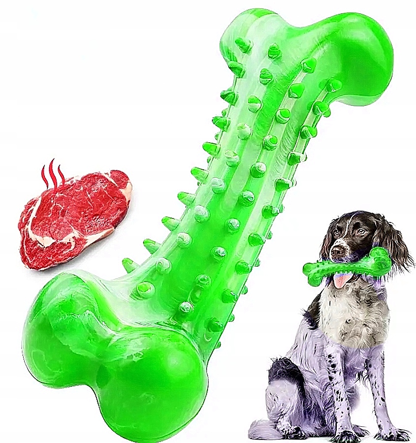 Levně Silná hračka pro psy Velká Lana Vonná Kost s výstupky Kousátko Silné