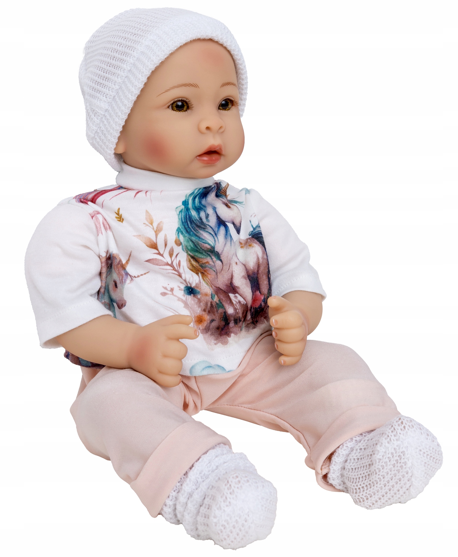 LALKA BOBAS niemowlak + SMOCZEK pachnąca interaktywna dźwięki śpiewa mówi Marka Doris