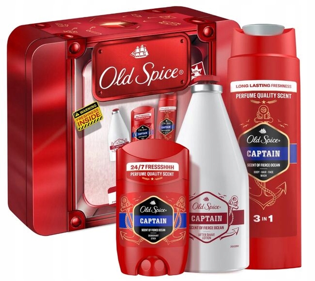 Old Spice Captain Tin Box 400 ml