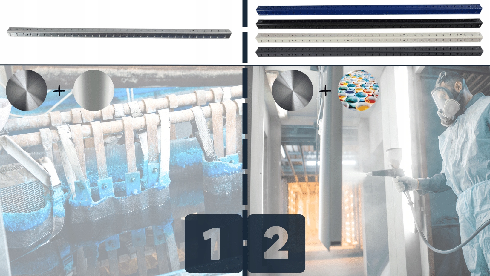 Regał metalowy magazynowy stojak HELIOS 180x110x50cm 5Px350kg TRWAŁY POLSKI Wysokość produktu 180 cm