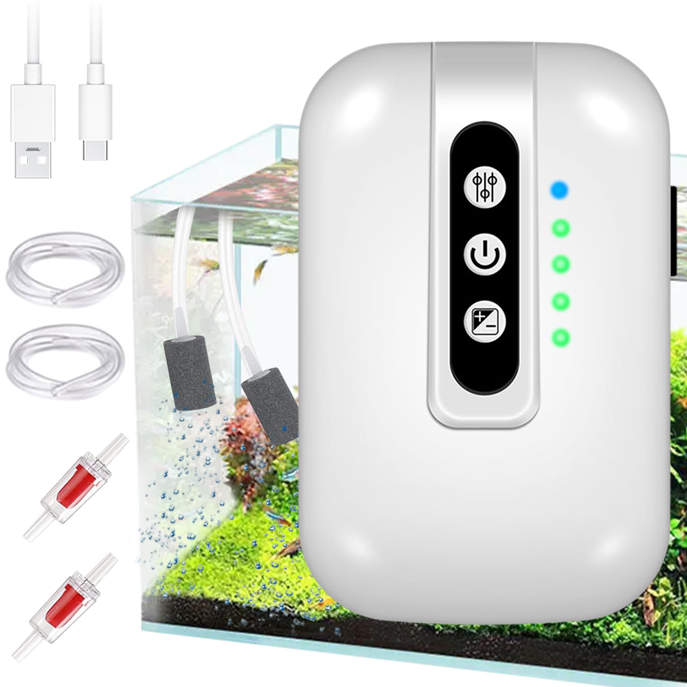 Provzdušňovač Pro 30-100 L Akvárium Pumpa 3 L/min 2 Režimy Provozu Bezpečný