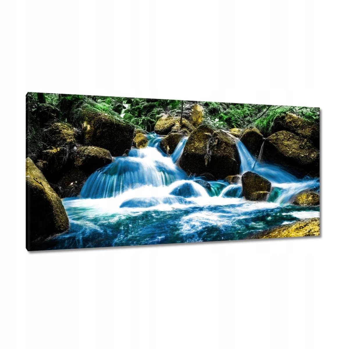 Obrazy 115x55 Horský vodopád