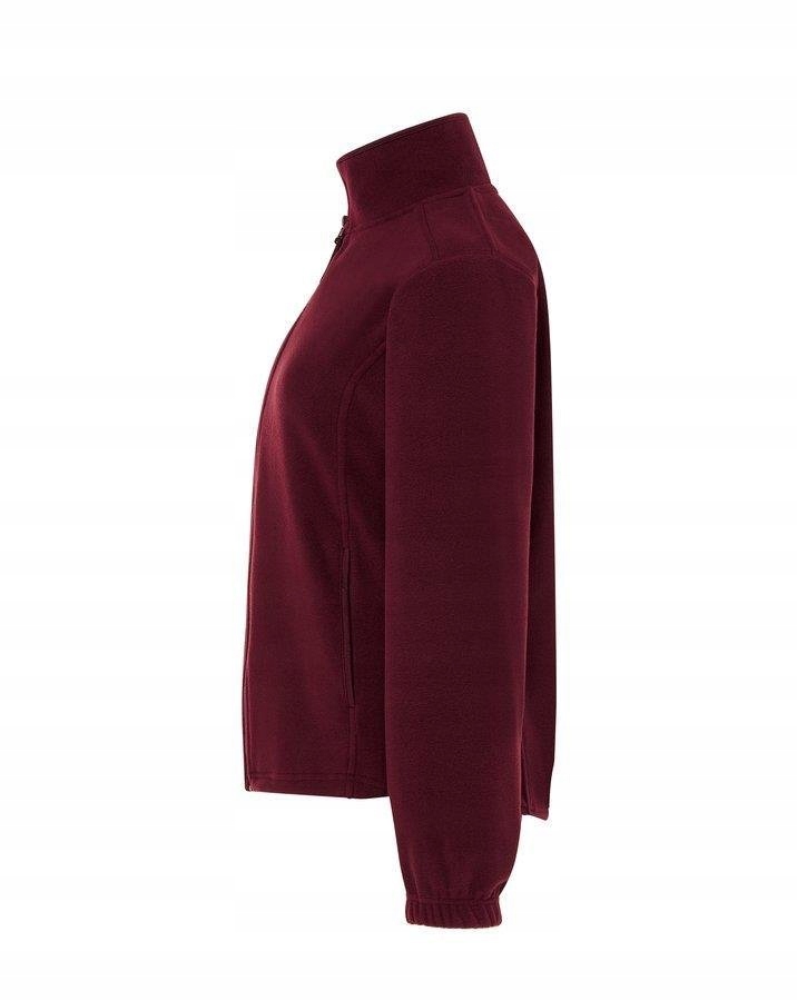 Bluza Polar damski rozpinany FLEECE burgund S Marka JHK