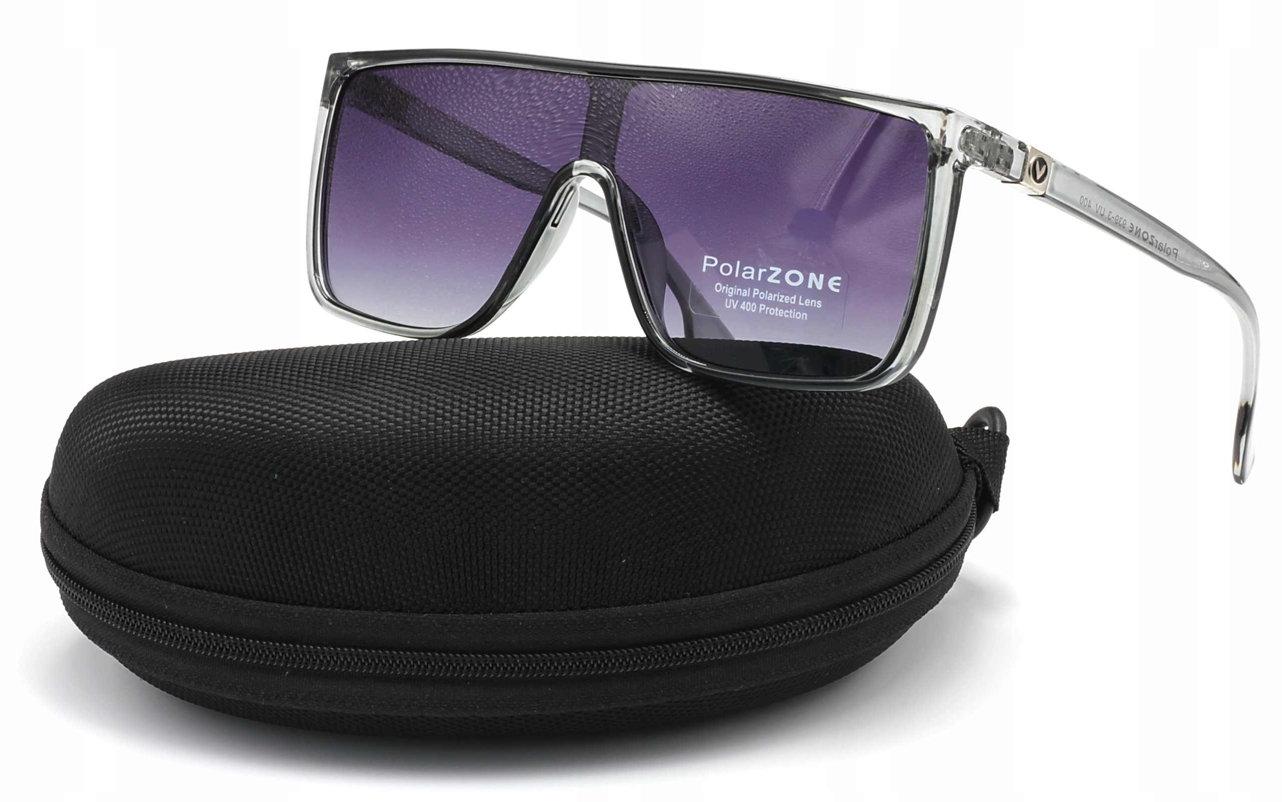 OKULARY PRZECIWSŁONECZNE MĘSKIE POLARYZACYJNE FILTR UV400 POLARZONE ETUI
