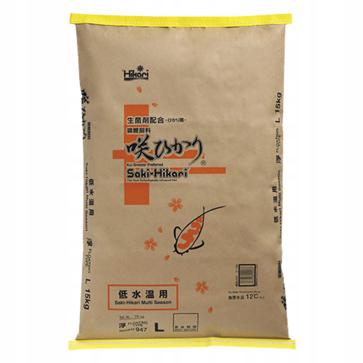 Hikari Saki-Hikari Multi Season Large Denné krmivo pre koi výstav. 15 kg