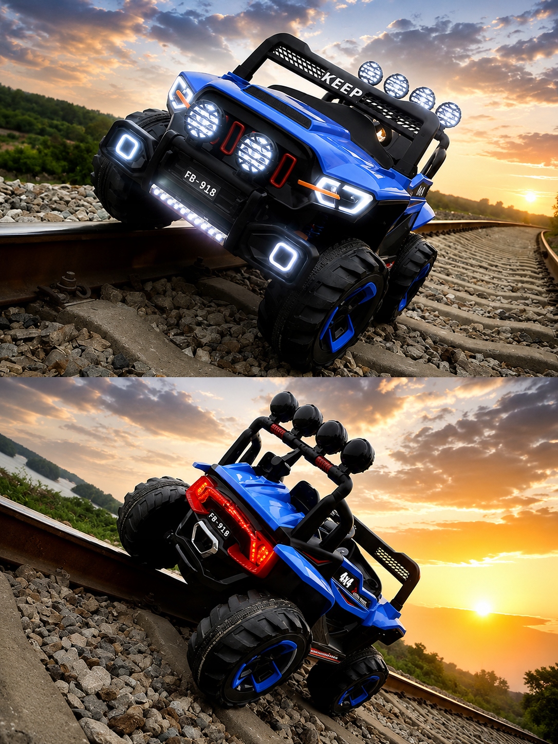 automobilis Elektryczne vaikams 4X4 Jeep nuotolinio valdymo pultas LED automobilis elektrinis 4x100 elektrinis automobilis vaikams
