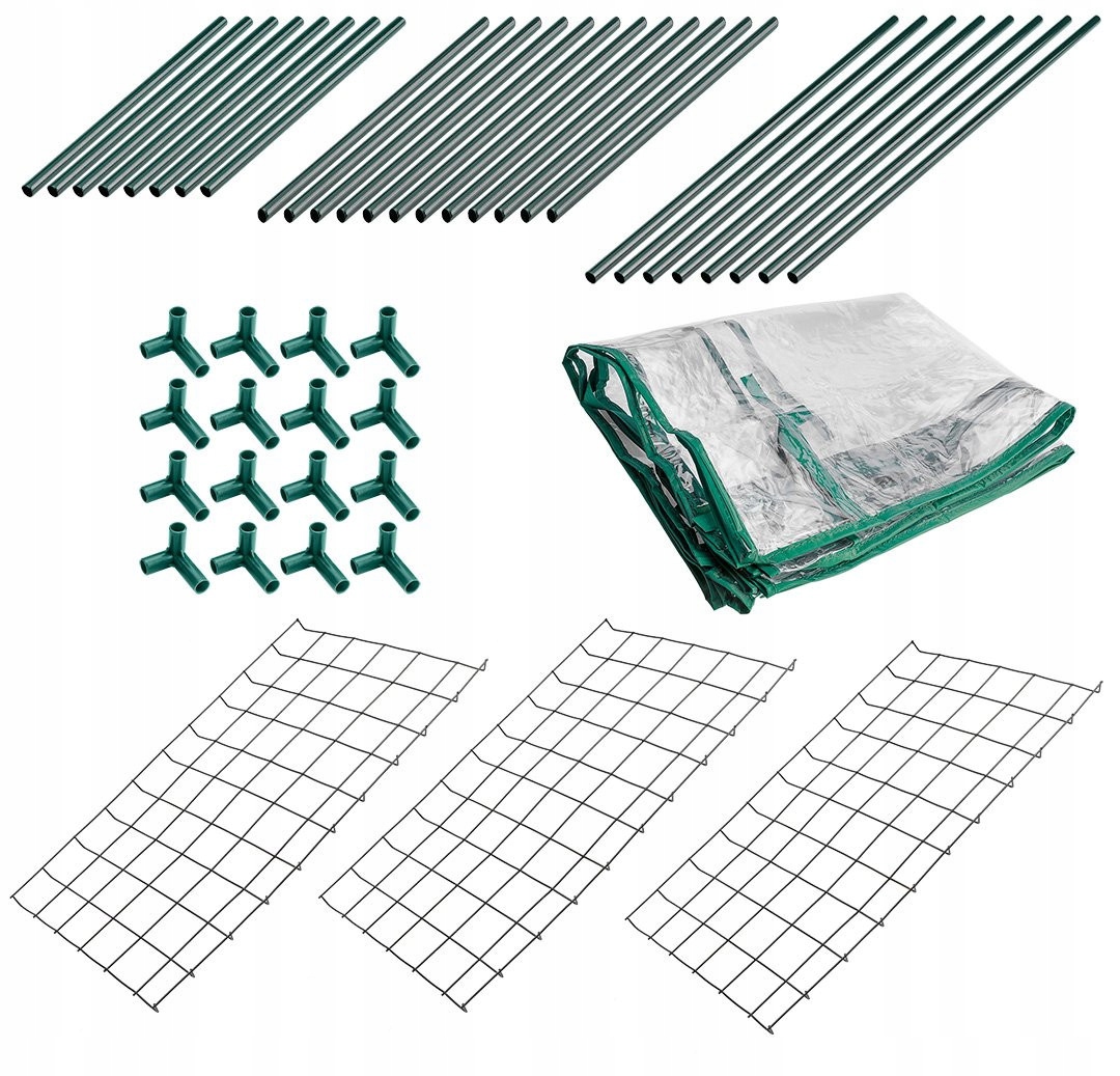 MINI SZKLARNIA TUNEL IDEALNY NA BALKON DO OGRODU OGRÓDKA 46 X 24 X 80 CM Szerokość 0.46 m