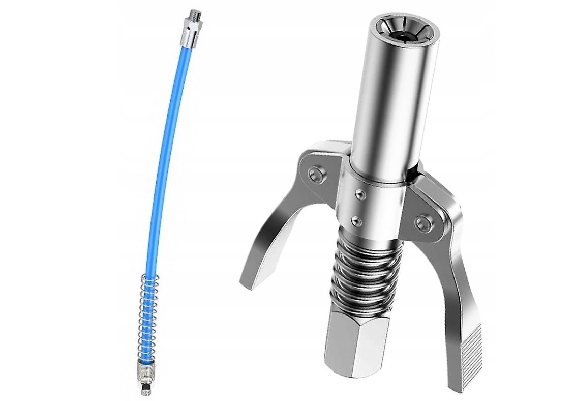 SZYBKOZŁĄCZKA SMAROWNICY SAMOBLOKUJĄCA DO KALAMITEK 10000 PSI HD WĘŻYK 30cm