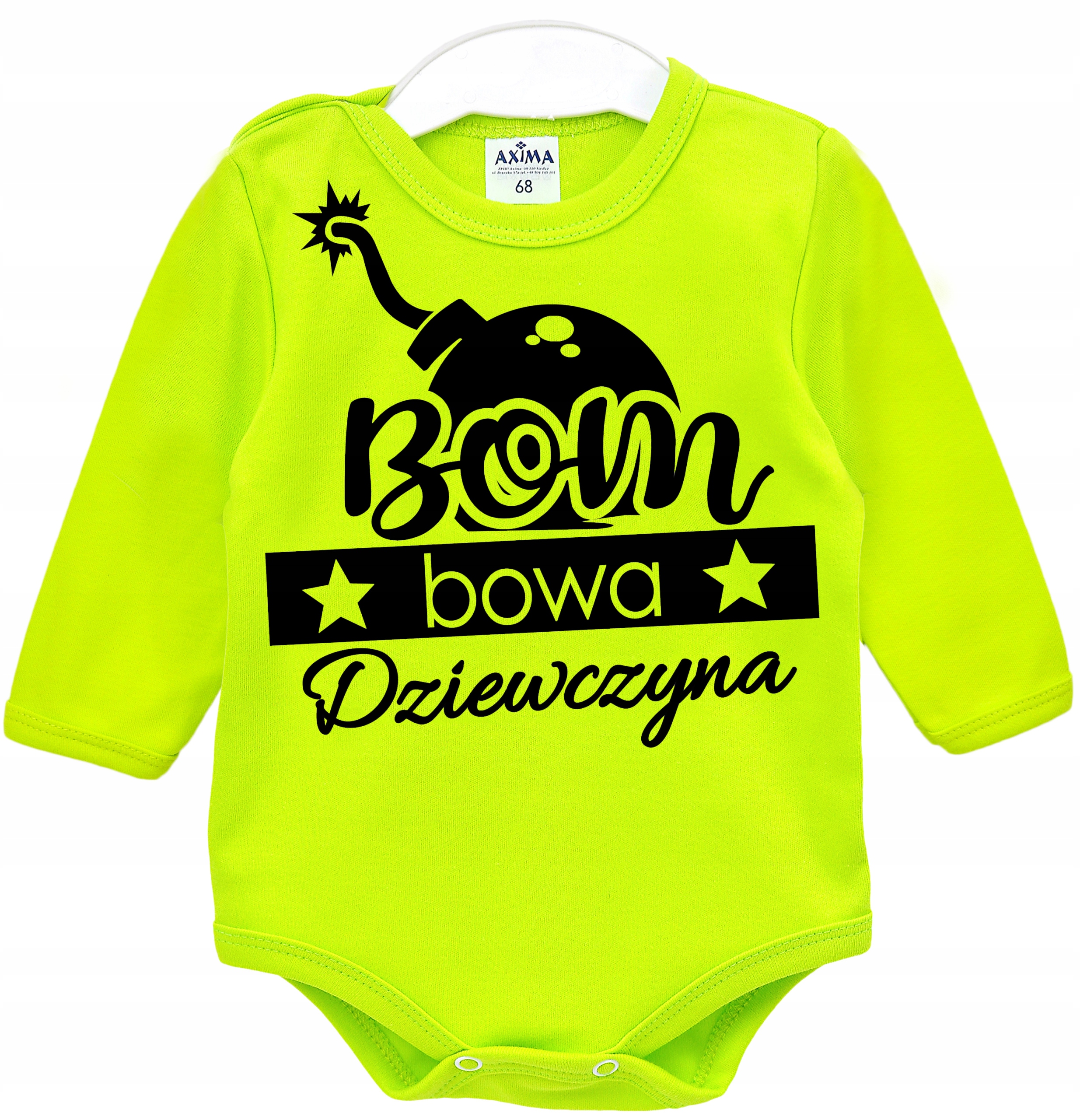 

Body dł rękaw napisy Bombowa dziewczyna r. 62
