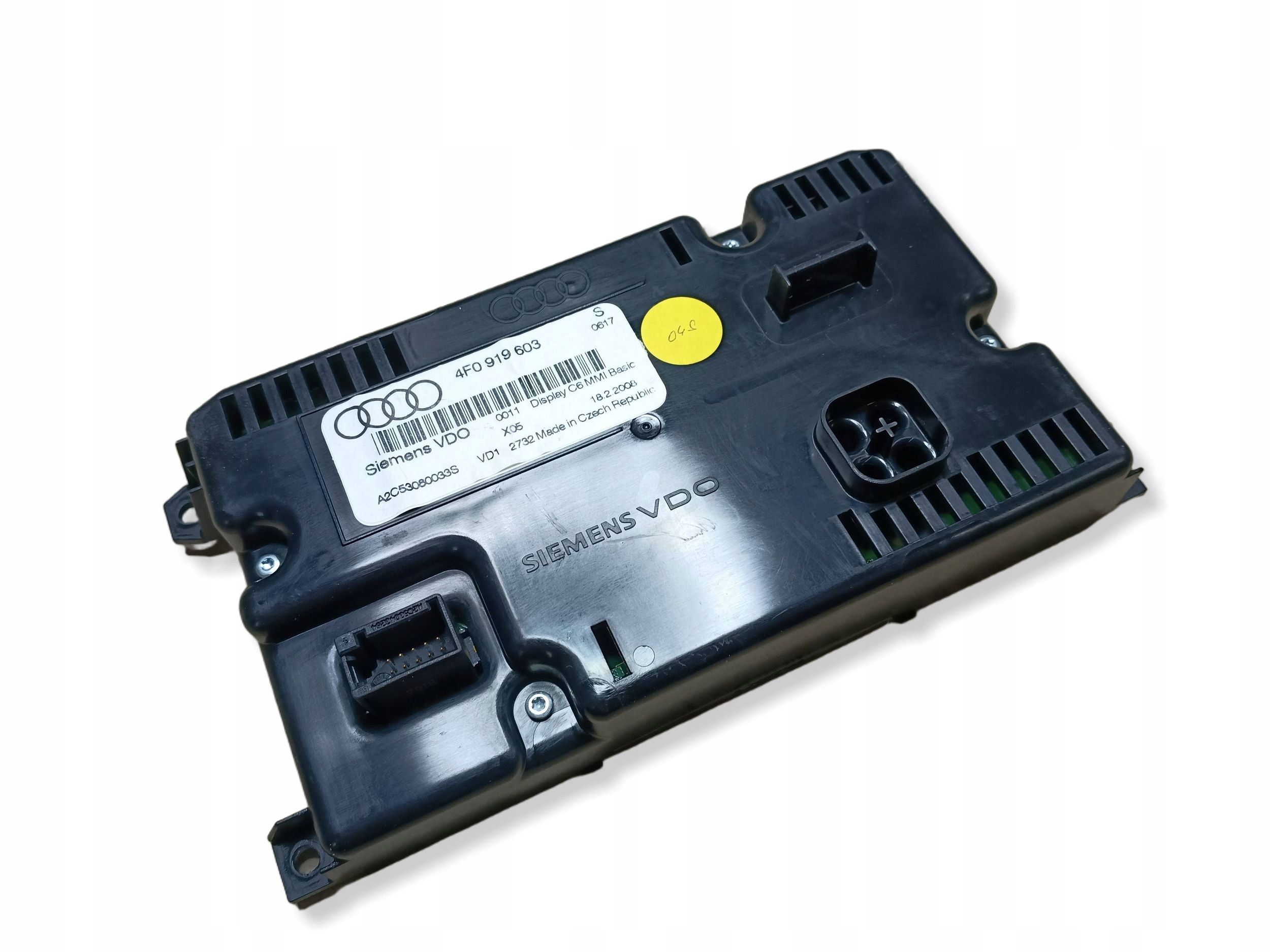 Bildschirm, AUDI A6 C6 4F0919603 !J
