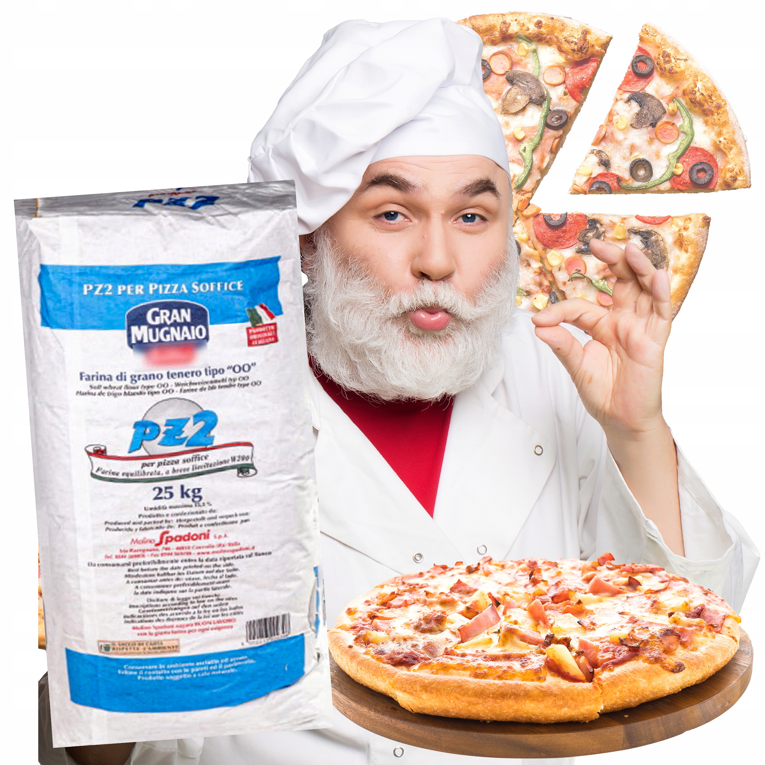 Levně Mouka Na Pizzu PZ2 25KG Molino Spadoni