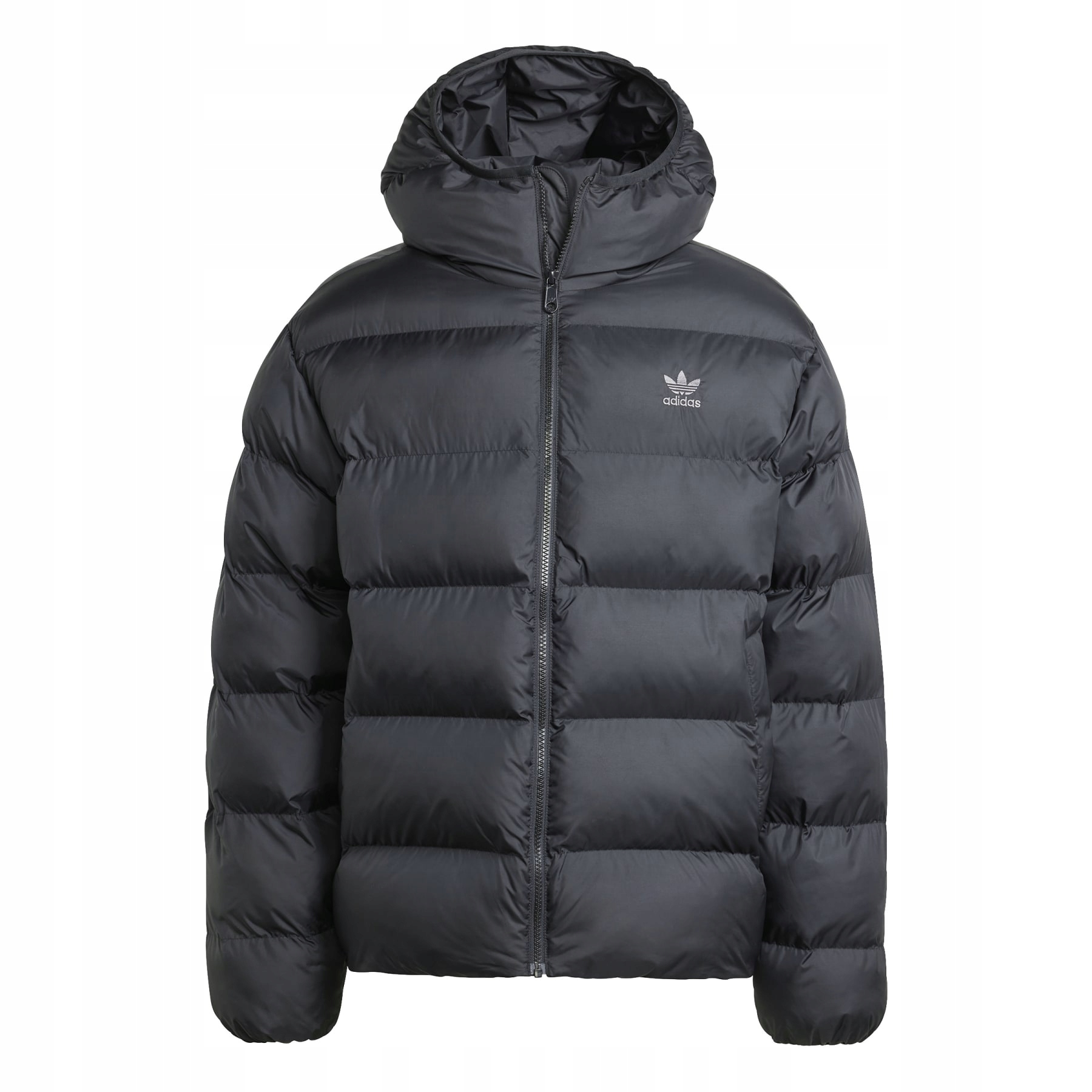 Pánská zimní bunda Adidas Puffer Tonal Hooded černá IY3396 L Jako XL