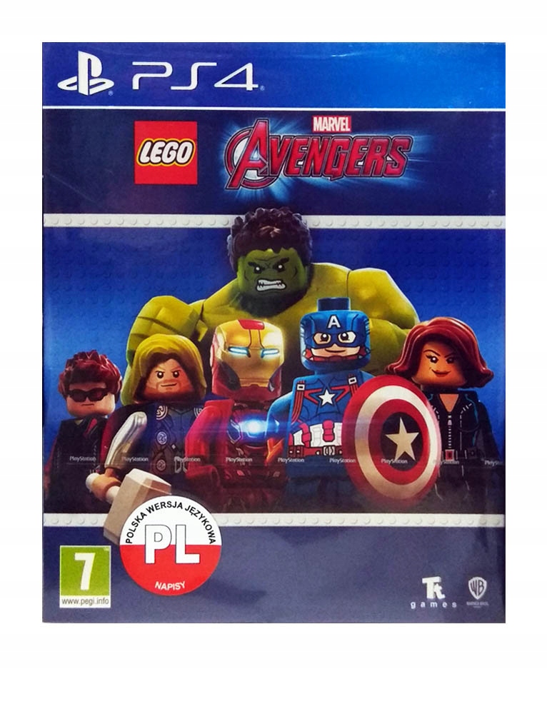 Lego Marvel Avengers Gra PS4 PS5 Polska Wersja