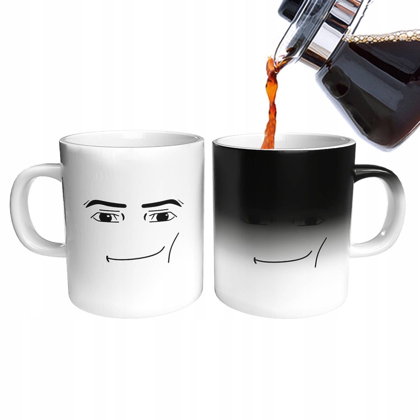 MAGICZNY KUBEK MAN FACE ROBLOX TWARZ HUMOR Roblox Pojemność 330 ml