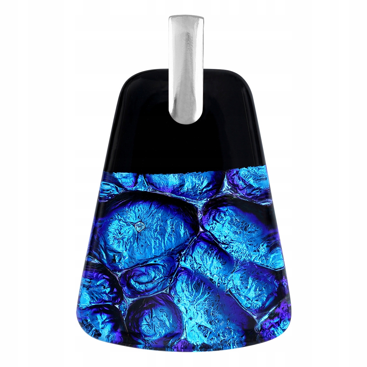 Dámský přívěsek Harfa modré sklo murano