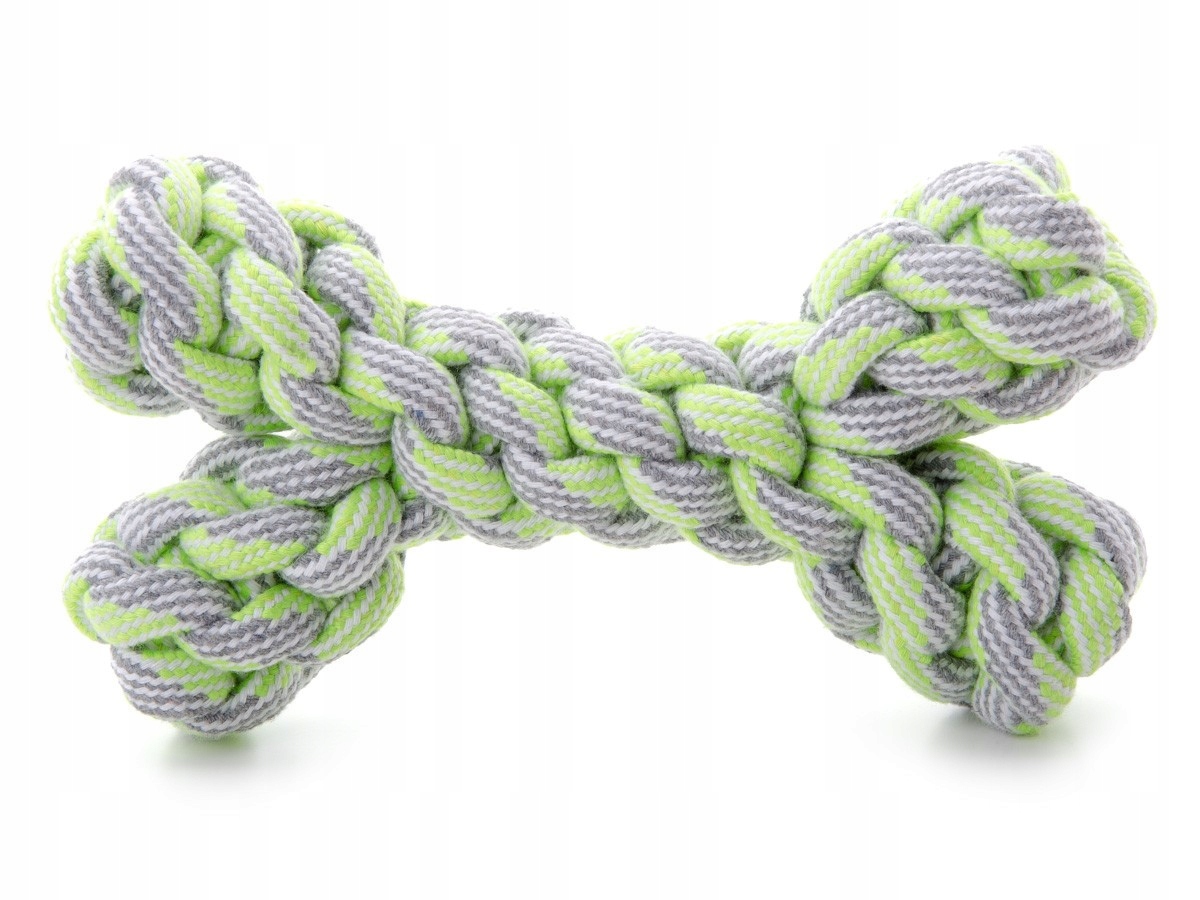

Jk Animals Bawełniana kość ze sznura 20 cm zieleń