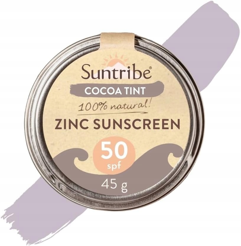 Zinkový opalovací krém Spf 50 přírodní, voděodolný na tělo