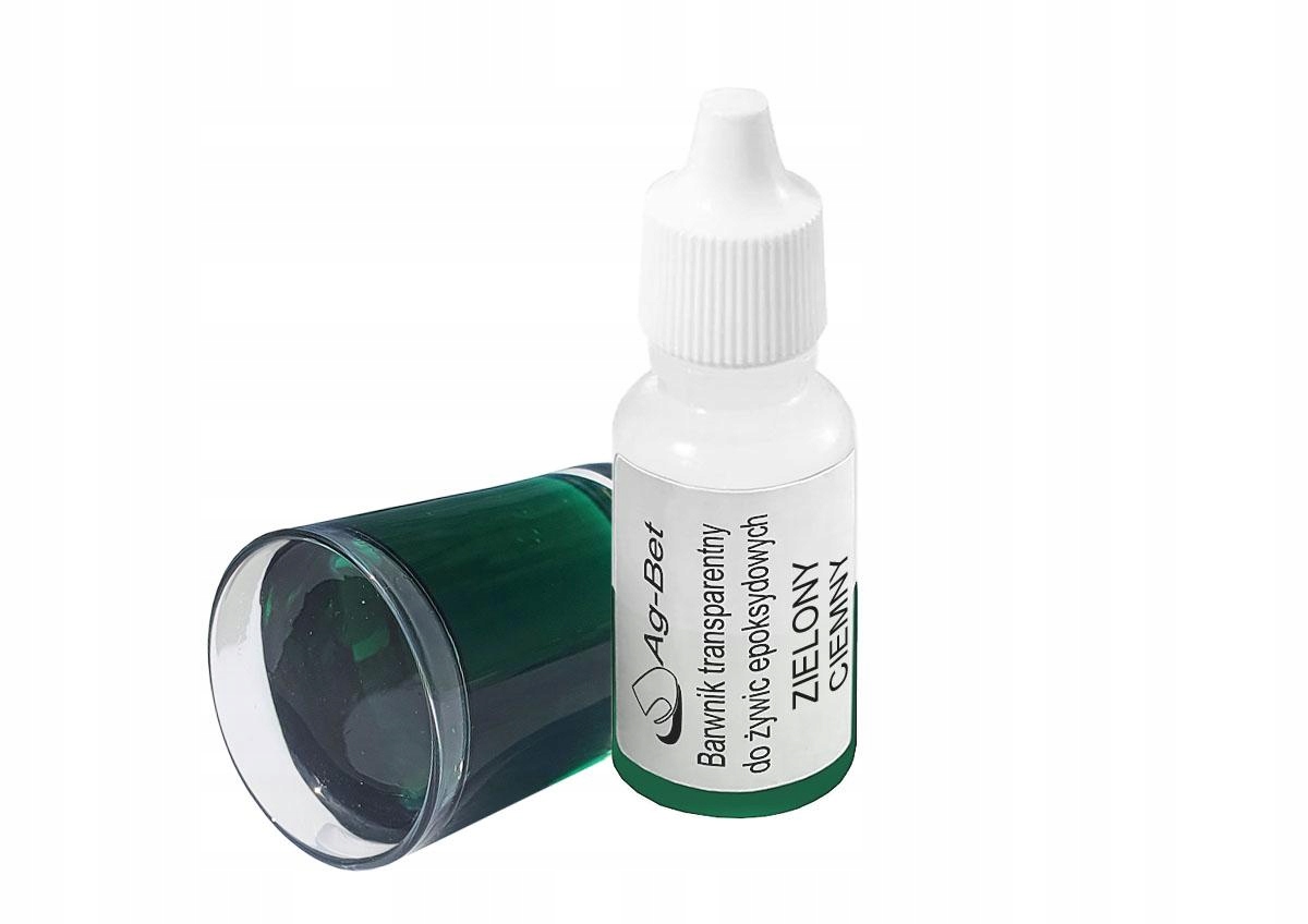 

Barwnik Transparentny do Żywicy Zielony ciem.10ml.