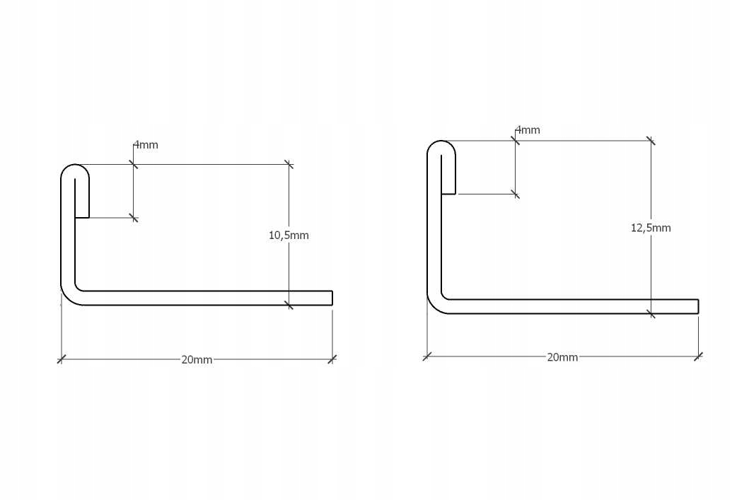 LISTWA WYKOŃCZENIOWA ZŁOTA MATOWA 10,5 mm x 270 cm Rodzaj listwa