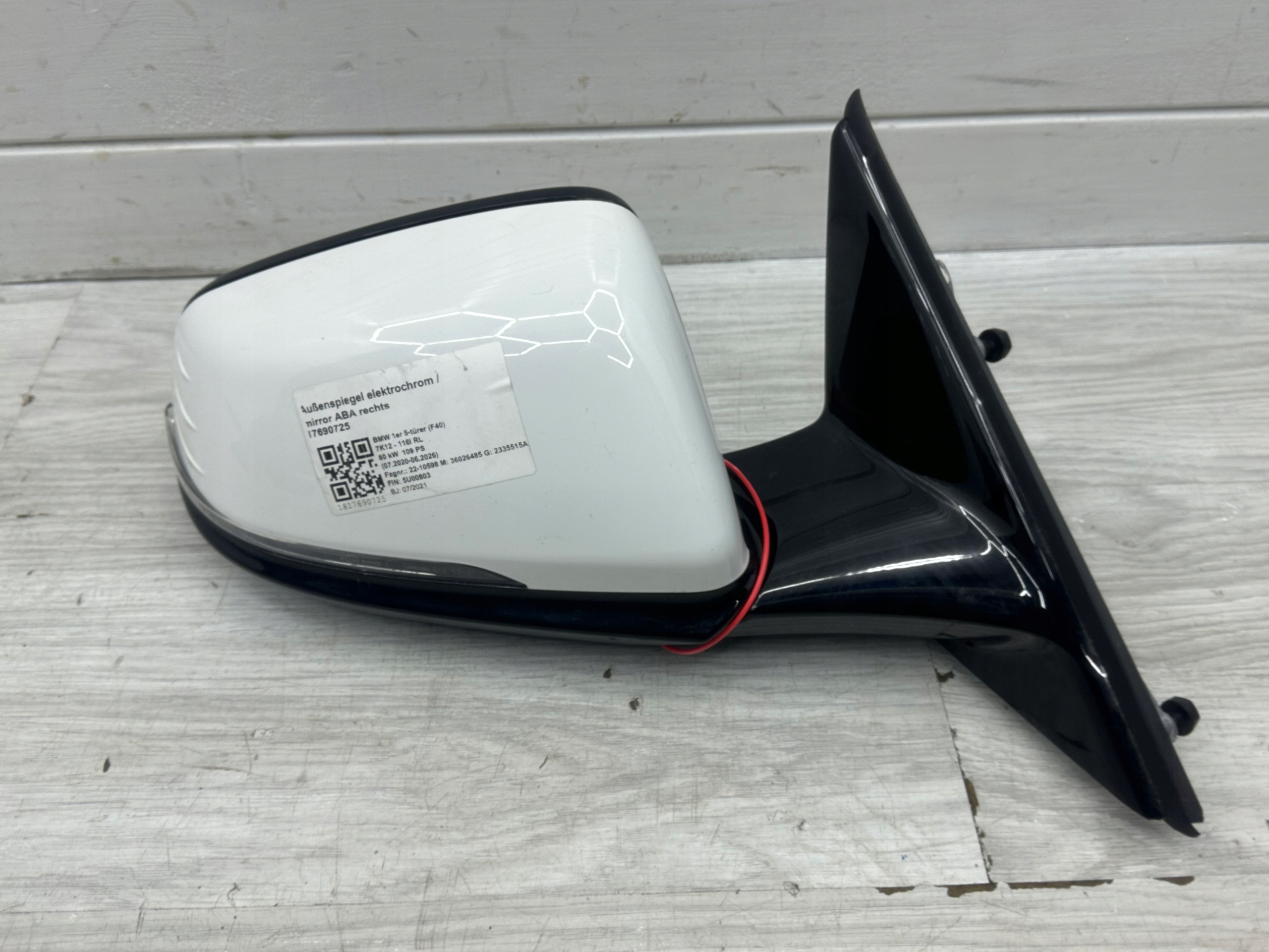 BMW F40 mirror right 7PIN EUROPA complete