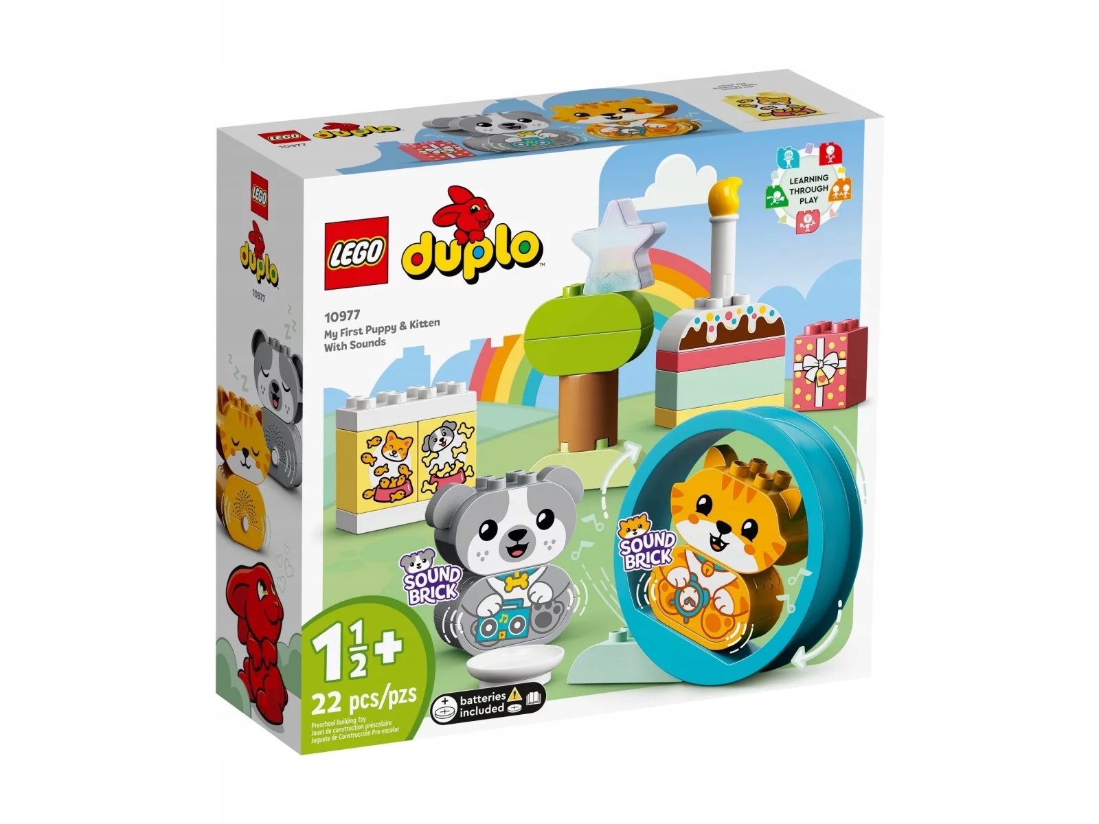 LEGO DUPLO 10977 Mój pierwszy szczeniak i kotek
