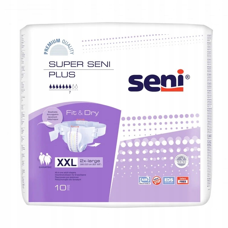 

Seni Plus pampersy dla dorosłych duże XXL