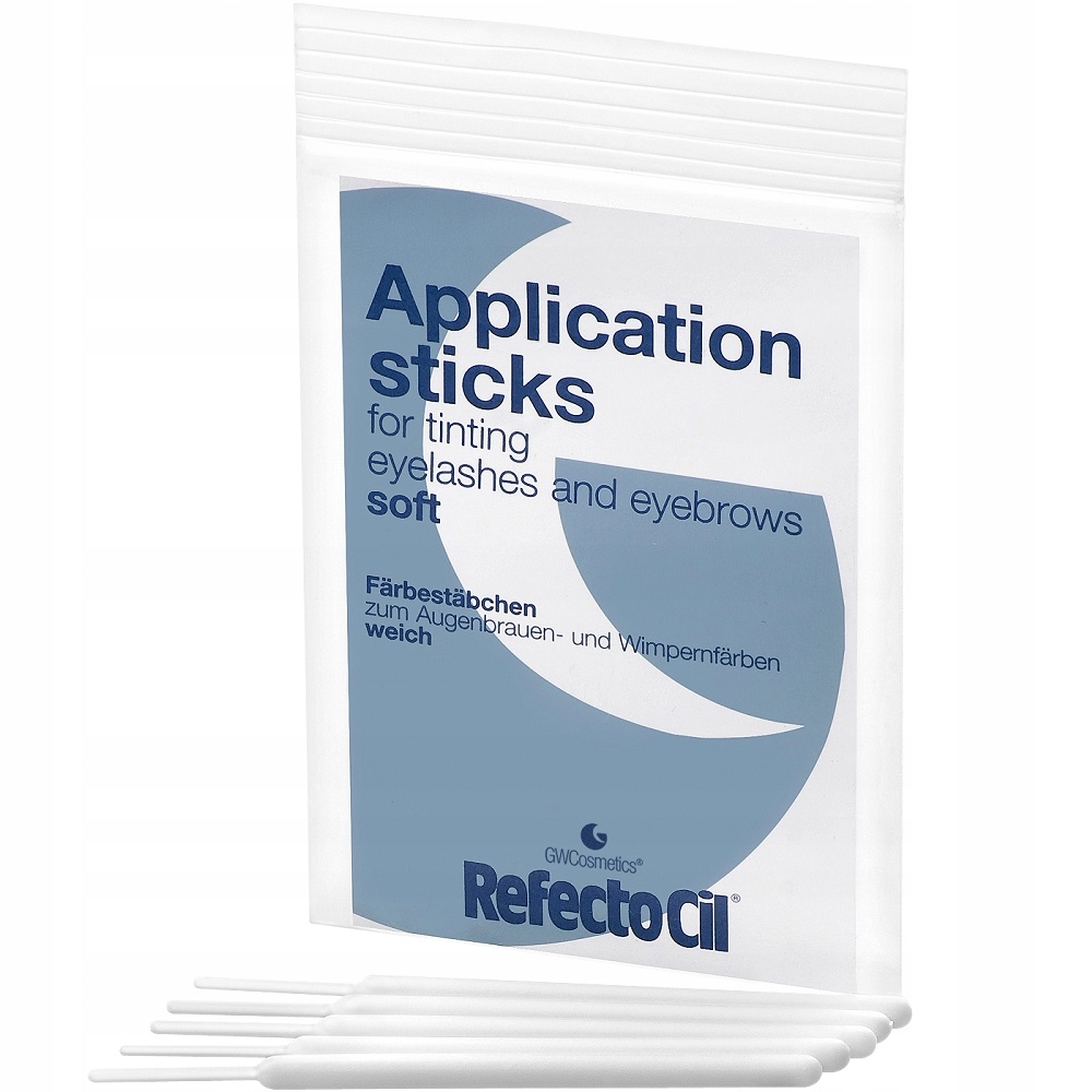 RefectoCil Application Sticks White 10 Ks sada přesných aplikátorů