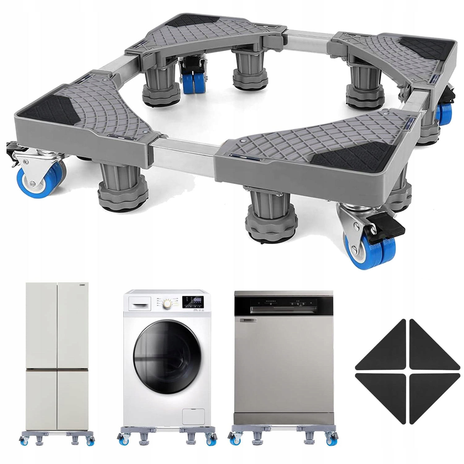 Regulowany Stelaż Do Pralki, Z Kółkiem, Ruchomy Podest I Rama Do Pralki