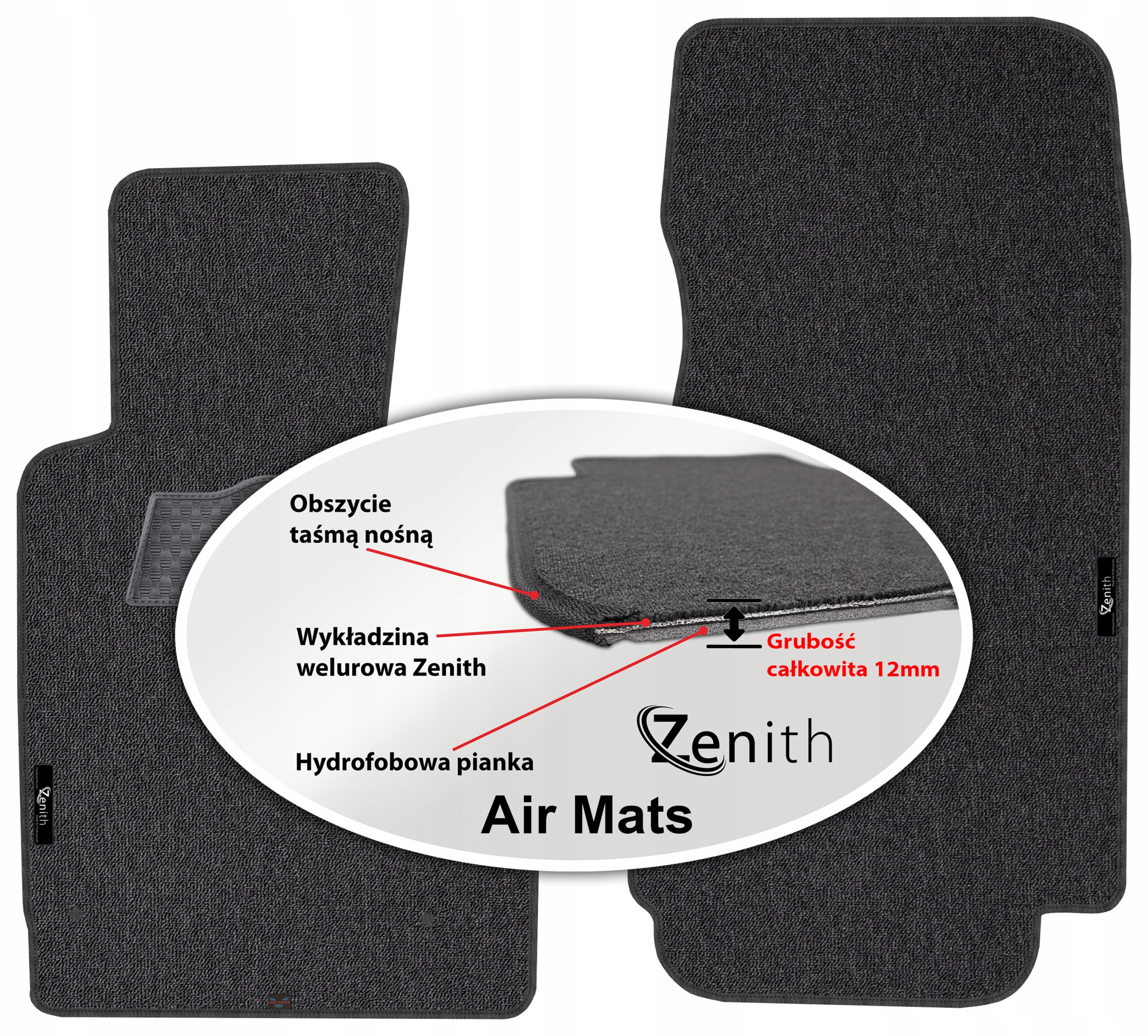 Bmw Z3 Coupe 1997-2003 Velurové koberce do auta Zenith Air Mats