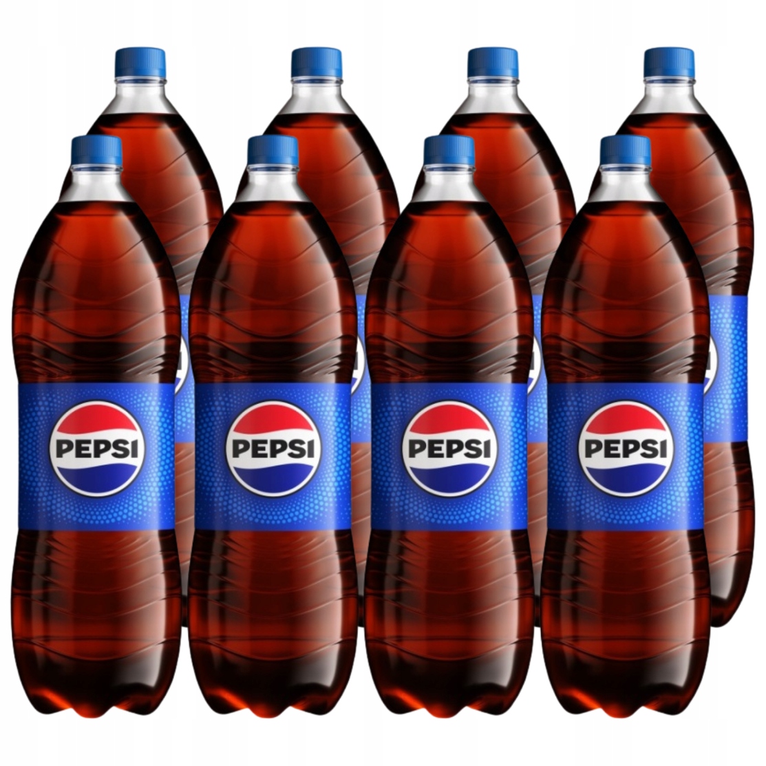 Pepsi-Cola Sycený nápoj s příchutí coly 2 l x 8 kusů
