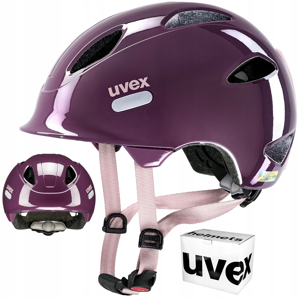 Dětská přilba Uvex Oyo 46-50 cm plum dust rose