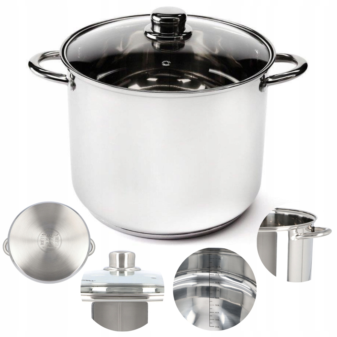 

Duży garnek Indukcja 24cm gastronomiczny Wysoki 8L