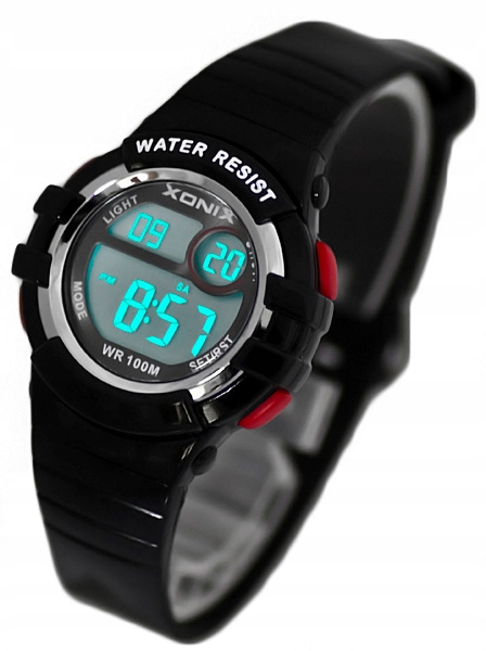 Mały Zegarek XONIX WR100m Na PREZENT Dla Dziecka Kolor zielony