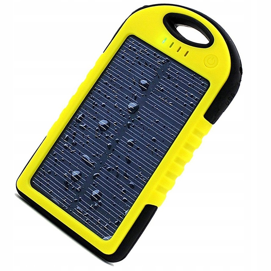 SOLARNY POWER BANK SOLARNA LATARKA PowerBank 5000 BATERIA NA SŁOŃCE Kod producenta GSM036554