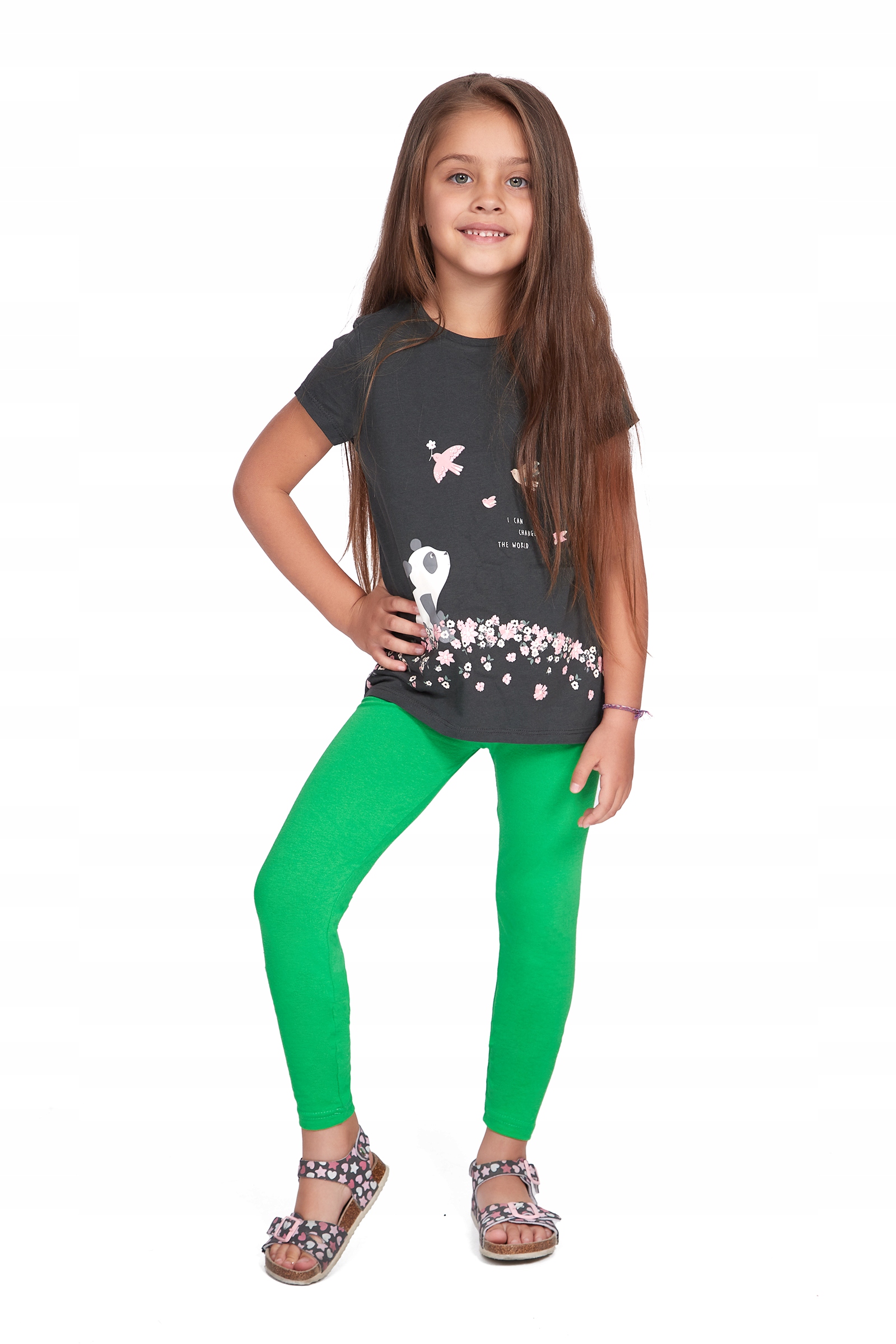 BAWEŁIANE GETRY KLASYCZNE DZIECIĘCE LEGGINSY 104