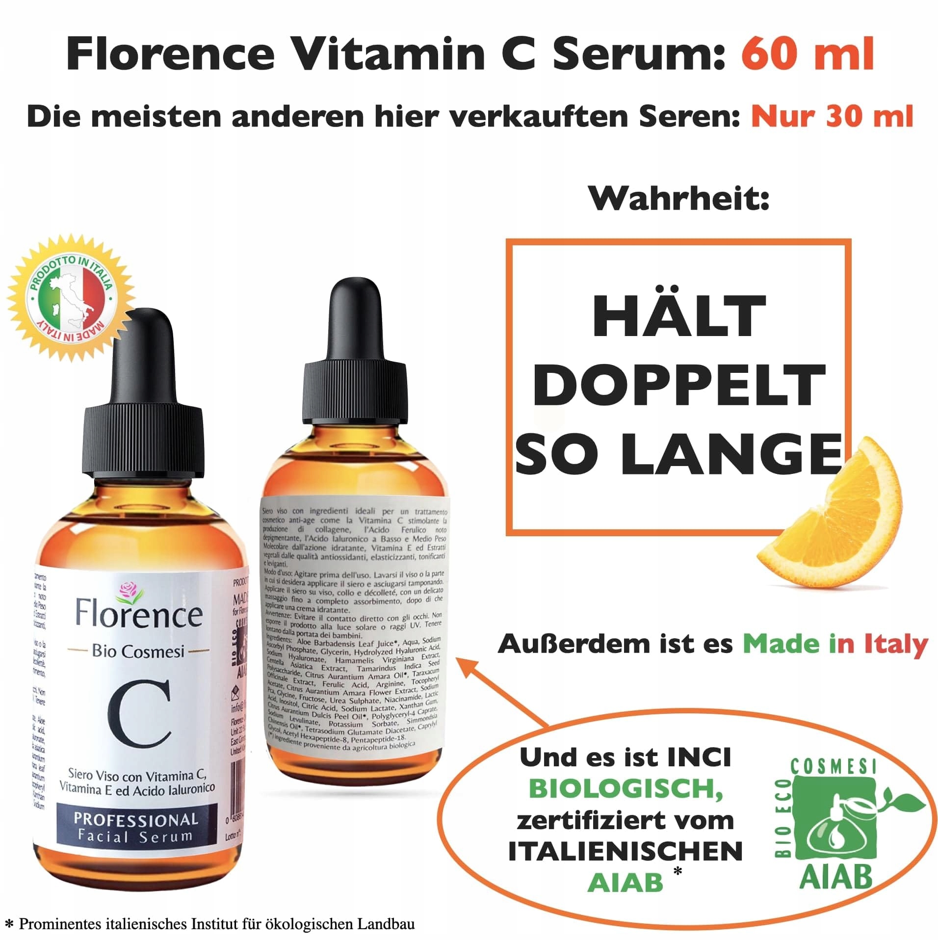 Organiczny certyfikowany kwas hialuronowy, serum, wegańskie wit C wit E — miniatura 2