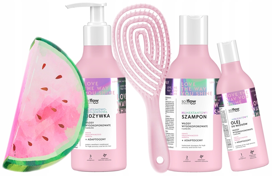 

Produkty do włosów kręconych Zapach Arbuza zestaw