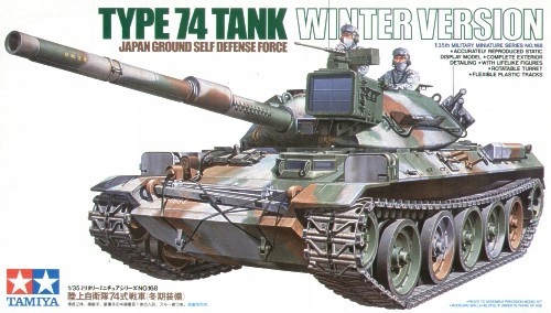 Tamiya 35168 Jgsdf Type 74 Winter Tank Version