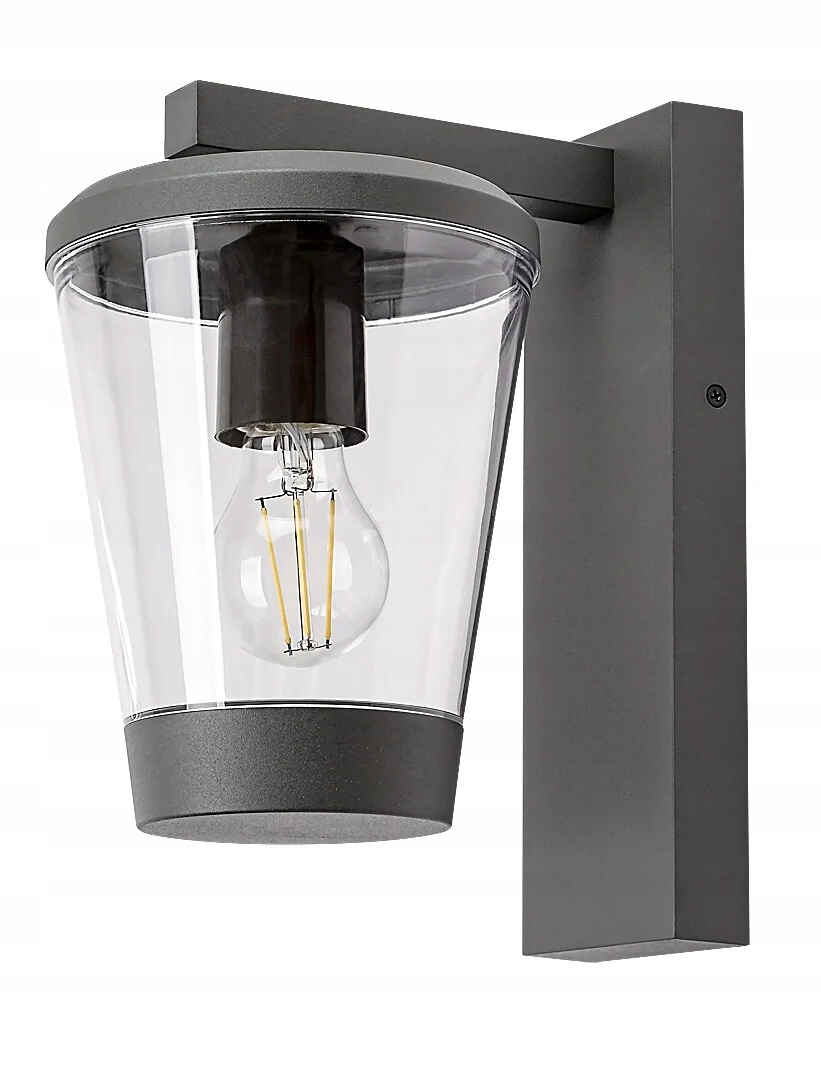 Rabalux Venkovní nástěnné svítidlo Savano 1xE27 Antracit IP44 hliníkové