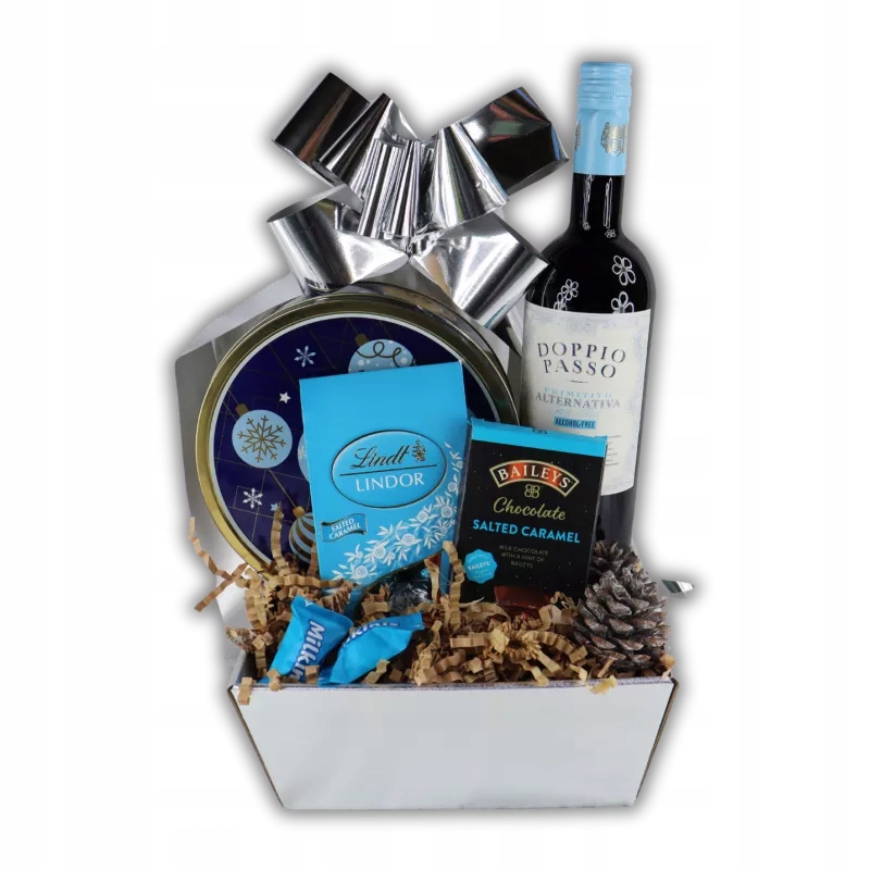 Levně Vánoční košík Alcohol Free Koše na Vánoce Dárky Narozeniny Jmeniny