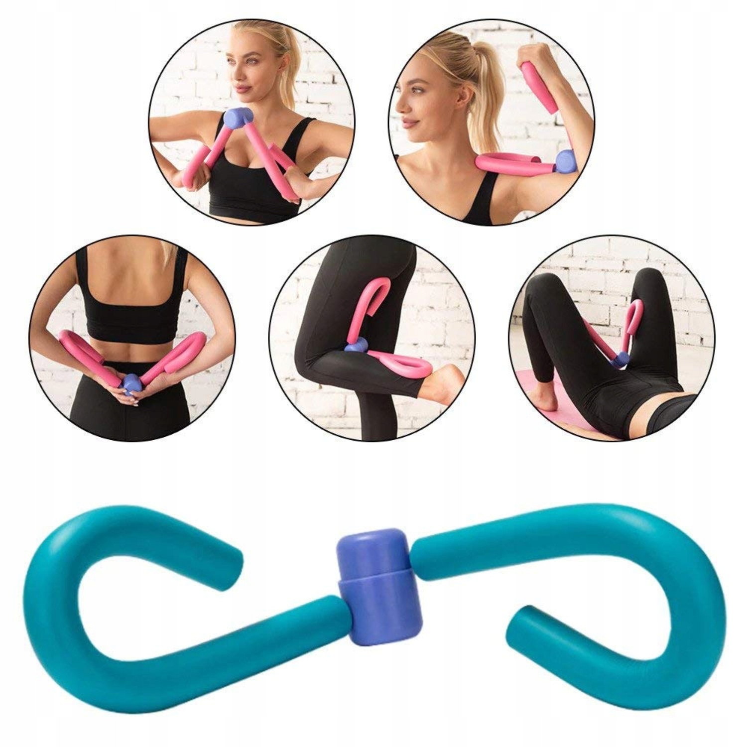 Motylek Agrafka Przyrząd do Ćwiczeń Ud Brzucha Rąk Nóg Pośladków Trenażer Długość 50 cm