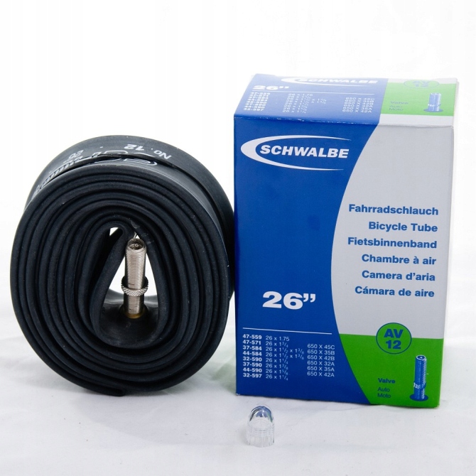

Schwalbe Av 12 Dętka 26x1.75 Auto 40mm
