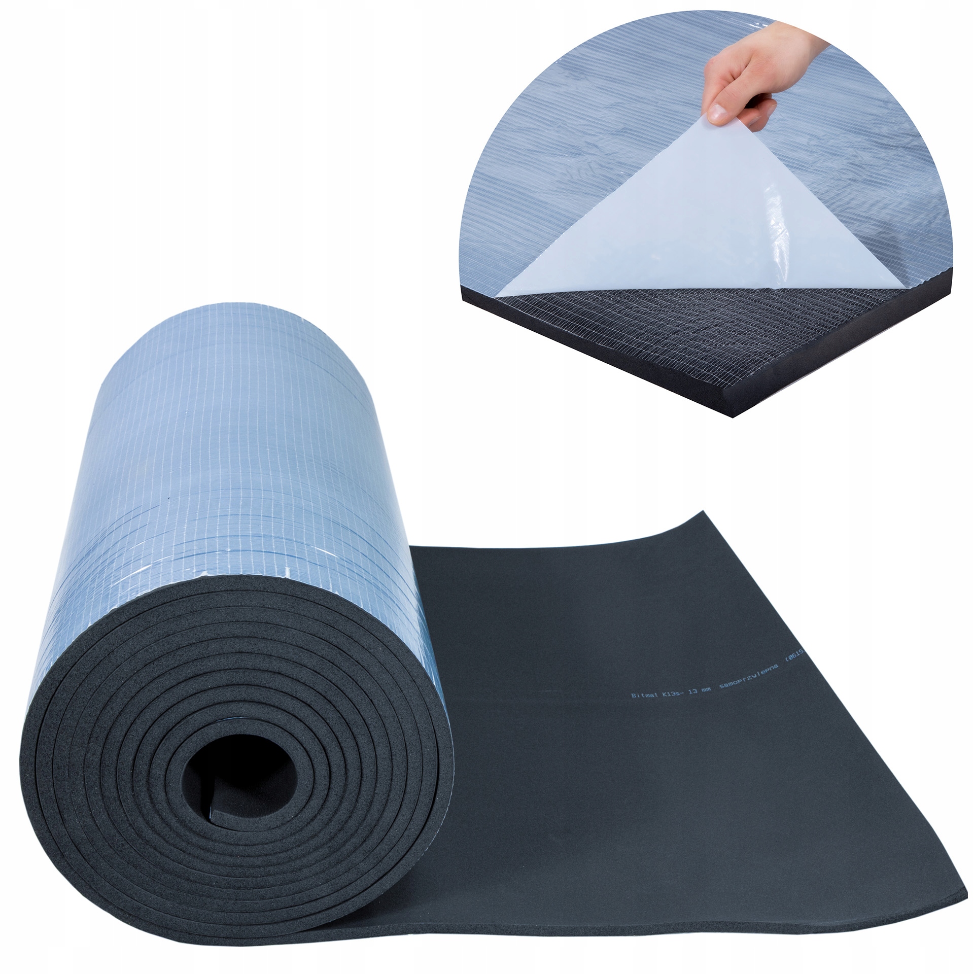 

Pianka gumowa Mata wygłuszająca 13mm z Klejem 8m2