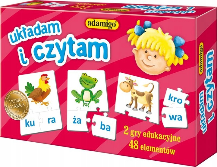 

Układam I Czytam 2 Gry Edukacyjne Adamigo