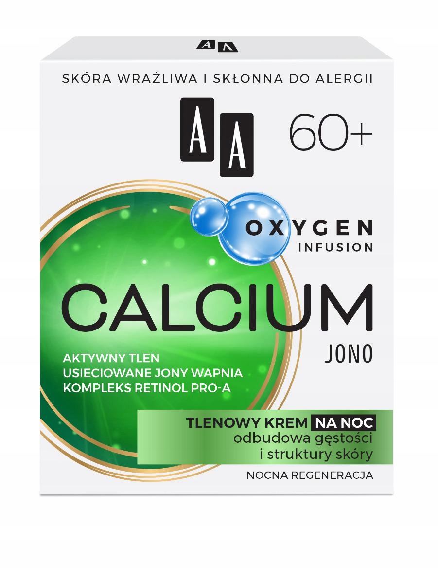 

Aa Oxygen Infusion 60+ tlenowy krem na noc