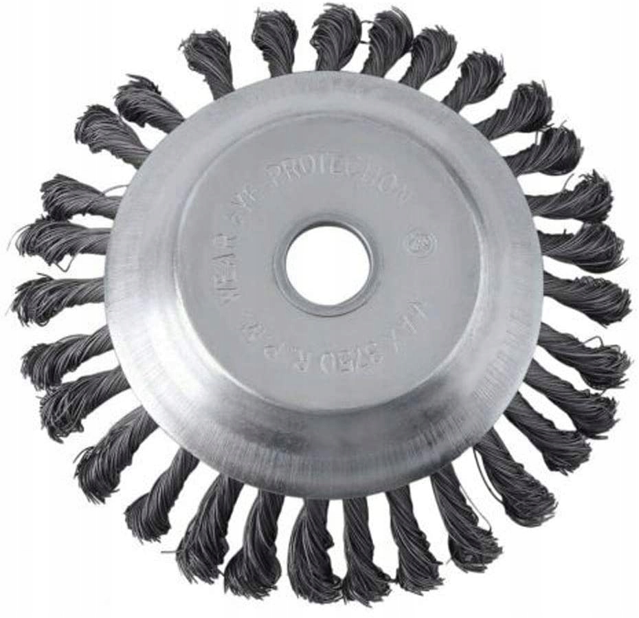 DRUCIAK TARCZA SZCZOTKA DRUCIANA KOSY CHWAST 150mm Typ szczotka do kosy